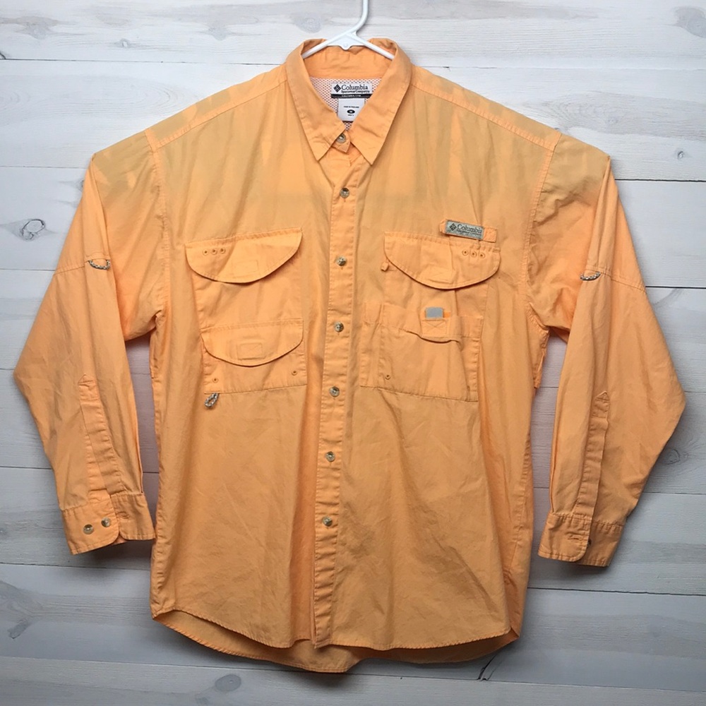 Columbia Mens PFG Medium Vented long sleeve shirt